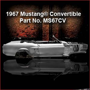 1967 Mustang Fastback Body Shell